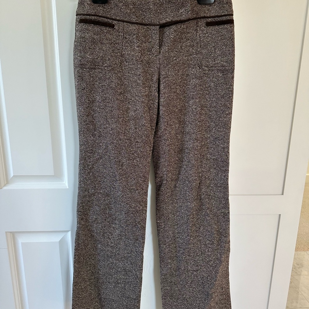 D&G Brown Tweed Trousers Professional Wool Blend